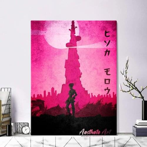 Hisoka HxH Hunter X Hunter Anime High Quality Canvas Painting Wall Art Poster Print Picture Living Room Decoration Home Decor