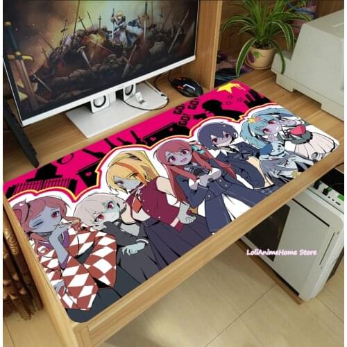 Anime ZOMBIE LAND SAGA Minamoto Sakura Nikaidou Saki Mouse Pad Thicken Laptop PC Mice Mat Desk Keyboard Mat Anti-Slip Playmat