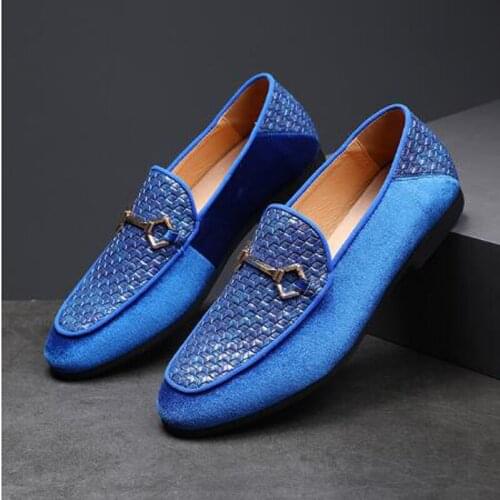 LAHQLYWN Men's Suede Shoes