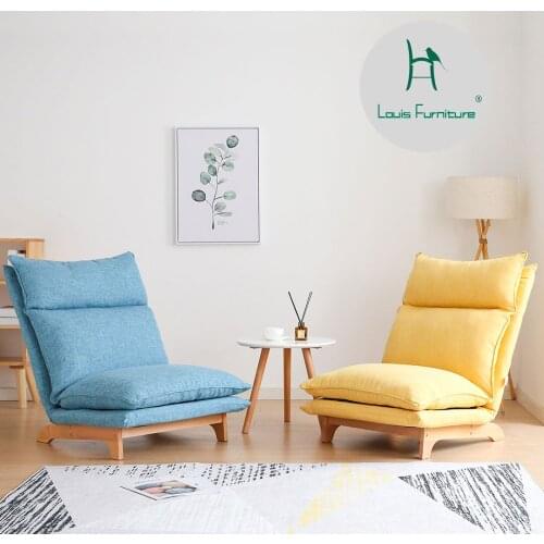 Louis Fashion Living Room Sofas Single Nordic balcony leisure chair Bedroom simple modern folding