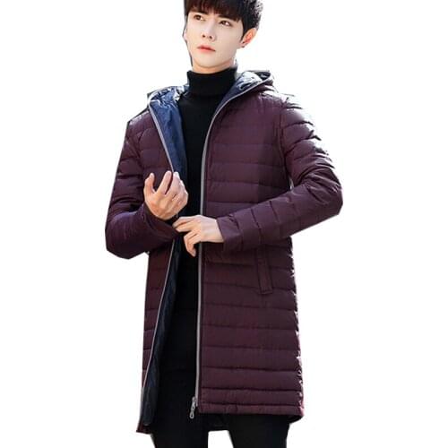Add new brand clothing jackets thick keep warm men down jacket high quality hooded down jacket winter coat Male