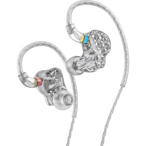 FiiO FA9 Knowles 6 Balanced Armature Driver in-Ear HiFi Earphones with Detachable MMCX Silver-Plated Copper Cable