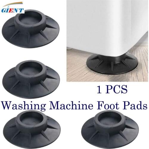 Anti Vibration Rubber Feet Pads Floor Mat Elasticity Black Protectors Furniture Washing Machine Non Slip Shock Proof Mat