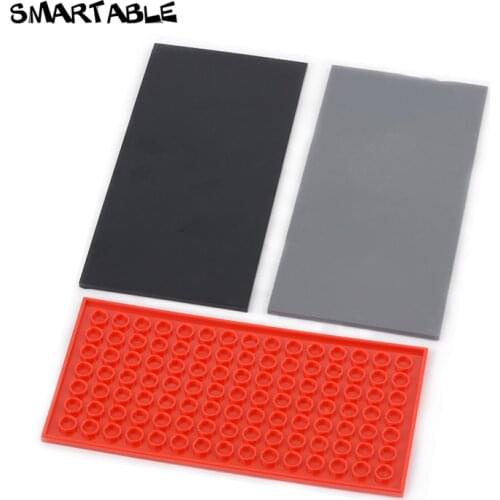 Smartable Glaze 8X16 Technic MOC Building Blocks Parts Educational Creative Toys Set Compatible Major Brands 90498 4pcs/lot Gift