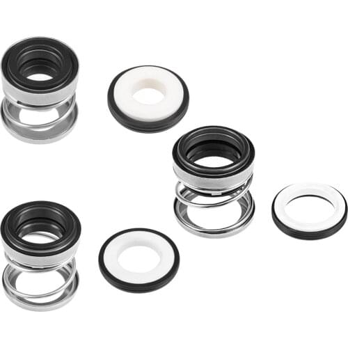 Uxcell 2Pcs 108 Mechanical Shaft Seal Replacement for Pool Spa Pump 2pcs 108 work in Water Oil and Weakly Corrosive Media