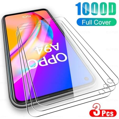 3Pcs 9H Protective Glass For Oppo A94 5G Safety Tempered Glass FOr oppo a94 a74 a54 4g 5g oppoA94 94a Screen Protetor HD Film