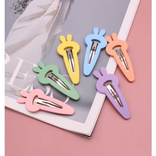 10Pcs/Set Cartoon Hairpin Japanese And Korean Version Of Simple Childrens Hair Accessories Factory Direct Sales
