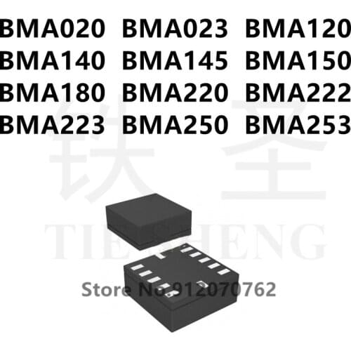 10PCS/LOT BMA020 BMA023 BMA120 BMA140 BMA145 BMA150 BMA180 BMA220 BMA222 BMA223 BMA250 BMA253 LGA-12 sensor