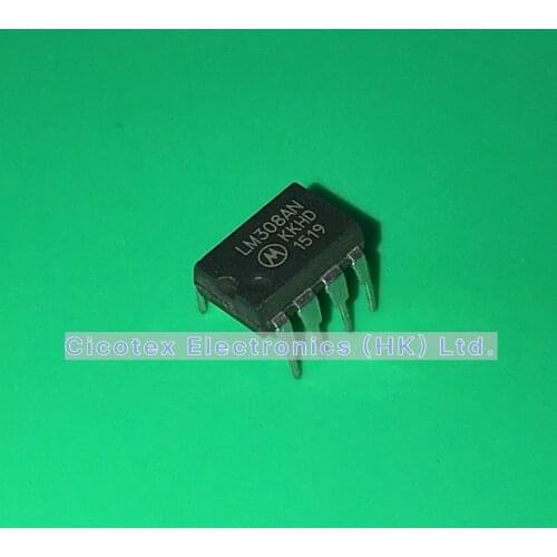 10pcs/lot LM308AN DIP8 LM 308 AN SUPER GAIN OPERATIONAL AMPLIFIER LM308-AN LM308A-N LM308N