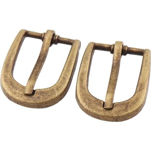 10pcs 16mm Square Metal Shoes Bag Jeans Belt Buckles Center Bar Mens Single Pin Buckle Leather Decoration DIY Accessory Sewing