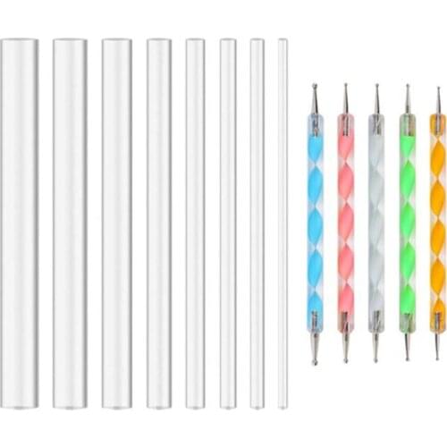 13 Pcs Mandala Dotting Tools Set Pen Diamond Paintings Tools Mandala Stencil Ball Stylus Paint Tray for Crafts Nail Art Painting