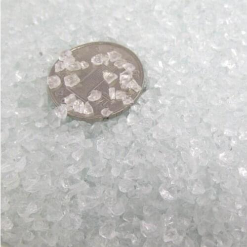 200g White Mini Glass Stones Sands For Fantasy Miniatures Fairy Garden Gnome Moss Terrarium Decor Crafts Bonsai DIY