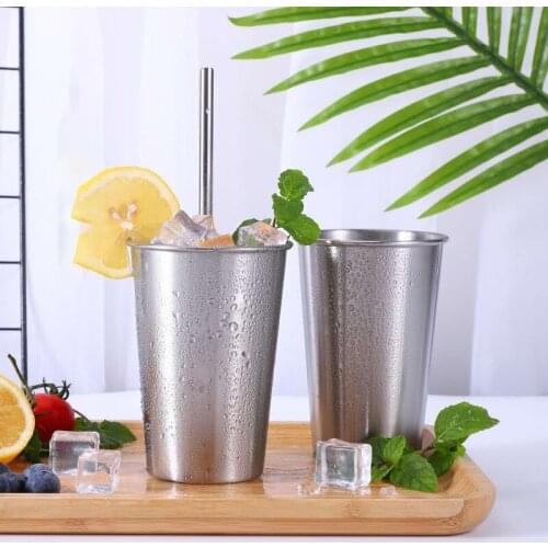 30/70/170/330ml Stainless Steel Metal Cup Outdoor Camping Travel Cup Tableware Coffee Tea Milk Beer Whiskey Cup Kitchen Home