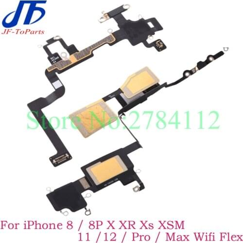 10pcs Wifi Flex Cable for iPhone 8 Plus XR X XS Max 8G Wi-Fi Antenna Signal Receiver Ribbon Replacement Repair Part