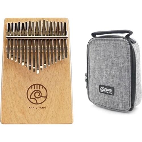 April Yang 17 Keys Acoustic Solid Body Kalimba