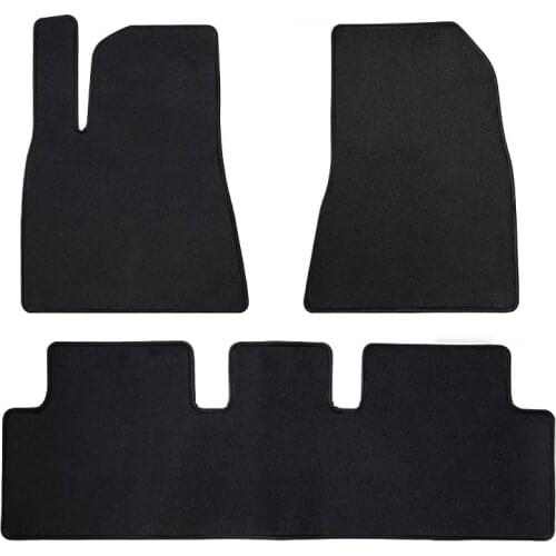 For Tesla Model 3 2021 Car Mat Accessories Velvet Silent Foot Pad Mute Non-slip Wear-resistant Special Car Floor Mats