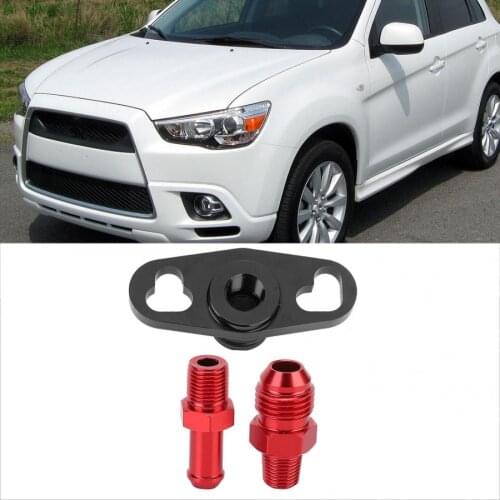 Car Fuel Rail Pressure Regulator Adapter with Fitting Replacement Fit for Mitsubishi