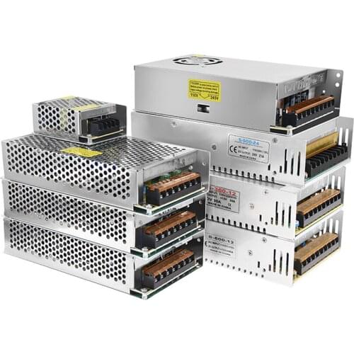 5V 12V 24V 3D Printer Power Supply SMPS AC-DC 220V TO 5V 12V 24V 1A 2A 3A 5A 10A 20A 30A Switching Power Supply for 3D Printer