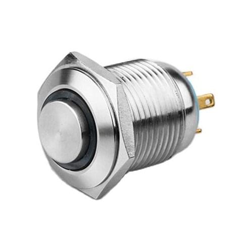 CMP 16mm waterproof momentary metal push off on switch