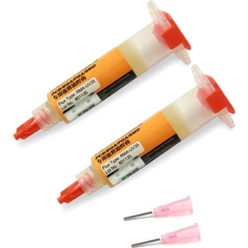 2PCS Soldering Flux Paste Mechanic RMA-UV35 BGA Flux For BGA Solder Station Soldering Iron Tin Cream