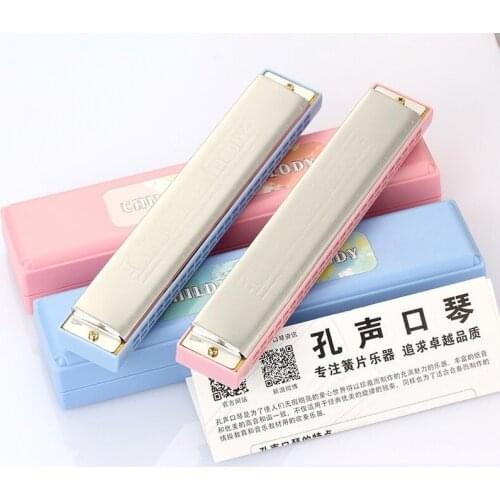 Kong Sheng 24-Hole Harmonica C Key Harmonica Childrens Early Education Musical Instrument