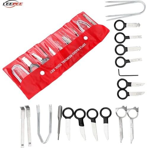 Car Audio Radio DVD Retrofit Repair Disassembly Tools Instrument Cluster Removal Mounting Kit Auto Fastener Accessories 20pcs