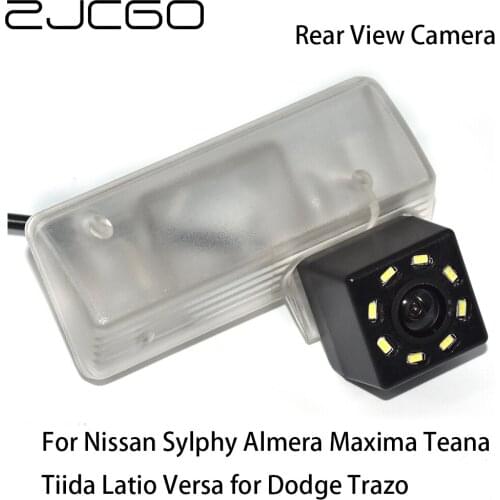 ZJCGO HD Car Rear View Reverse Back Up Parking Camera for Nissan Sylphy Almera Maxima Teana Tiida Latio Versa for Dodge Trazo