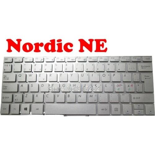 Laptop keyboard For Medion AKOYA E3221 MD61288 MD61157 MD61165 E3222 MD62450 YXT-NB93-137 MB277-10-12UK Sliver Without Frame