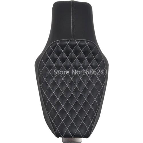 Motorcycle Leather Two Up Driver Front Rear Passenger Seat For Harley Sportster XL 883 1200 48 Forty-eight Seventy-two 04-2016