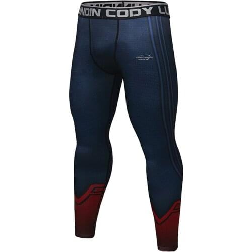 2021 Summer New Fashion Mens Leggings Men Tights Running Fitness Athletic Drawstring Pants Breathable Quick Dry