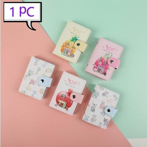 2021 New Cute Card Holder Women Portable Bank Card Passport Holder Business Pu Leather Wallet Card Case Purse Bags