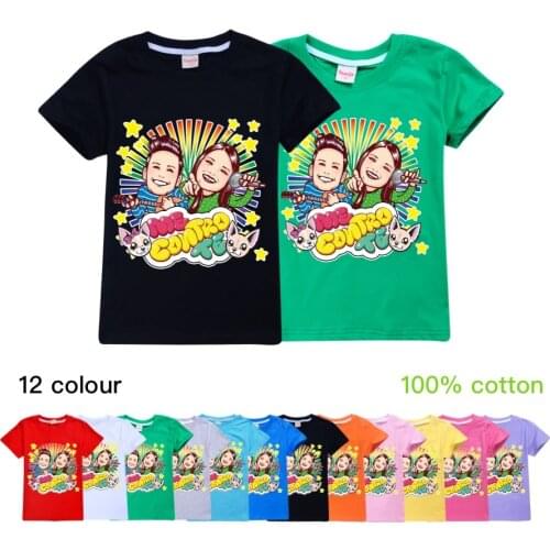 New Summer Boys T Shirt Fashion Cartoon Me Contro Te Print Kids T Shirt Cotton Short Sleeve Baby Girl T Shirt Childrens Clothes