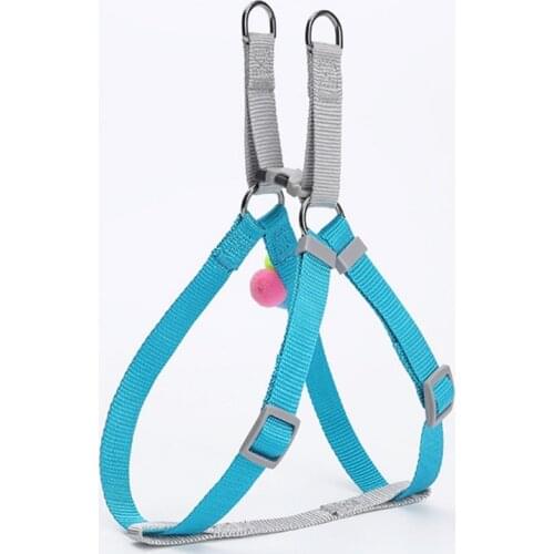 Pet Cat Dog Collar Harness Leash Nylon Puppy Cat Traction Adjustable Kitten Halter Collar Cute Pompom Pet Supplies