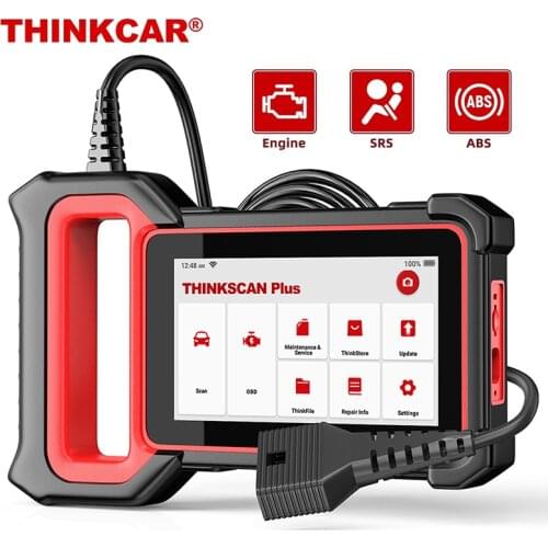 THINKCAR Thinkscan Plus S2 OBD2 Scanner Check Engine ABS SRS System Oil Reset EPB SAS Code Readers Diagnostic Tool Free Update