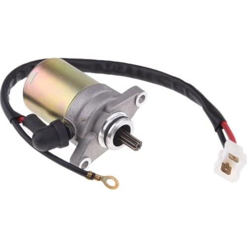 Starter Motor For 50cc 2-stroke Minarelli 1PE40QMB Jog Engines. 9-SPLINES