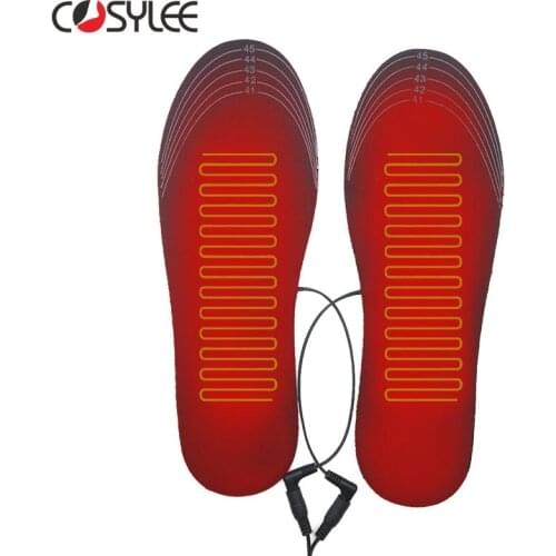 USB Heated Shoe Insoles Electric Foot Warming Pad Feet Warmer Sock Pad Mat Winter Outdoor Sports Heating Insoles Winter Warm