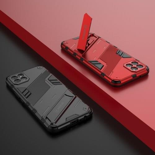 Heavy Duty Protection Dual Layer PC+ TPU Case for Huawei Mate 40 30 P50 P40 Pro Honor V40 Kickstand Phone Bag