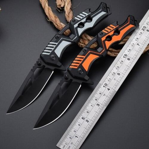 56HRC Tactical High Hardness 3CR13 Folding Knife Field Survival Multi-function Knife Self-defense Outdoor Knifes