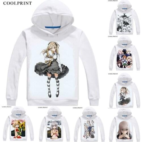Anime Girls und Panzer Hoodies Hooded Hoodie Manga Garuzu ando Pantsa Katyusha Alice Shimada sensha-do Cosplay Sweatshirts