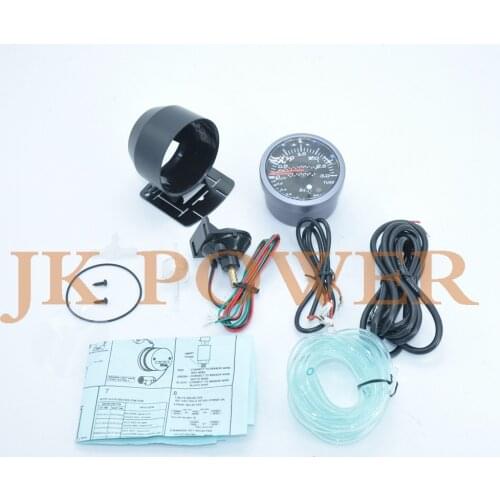 JK Racing 3.0 BAR BOOST TURBO GAUGE 60mm Sterpper Motor Movement,With Peak & Warning