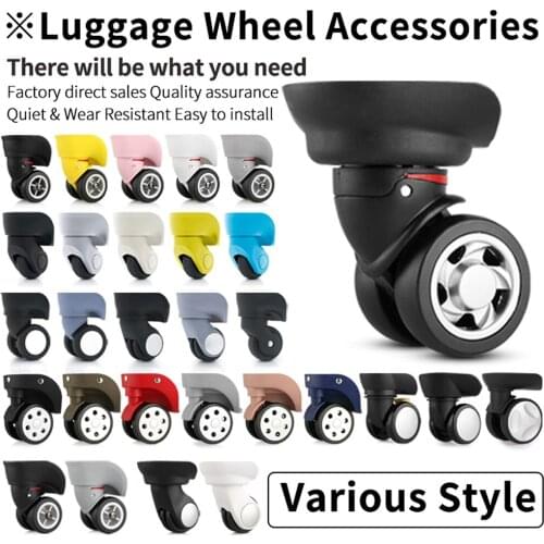 High-quality suitcase cosmetic trolley accessories universal wheel rolling silent shock absorption wear-resistant caster parts