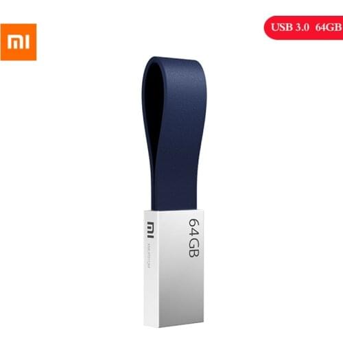 Xiaomi Mijia 64G U Disk USB 3.0 High Speed Transmission 64GB U-Disk Full Mental Body With Lanyard Memory Device