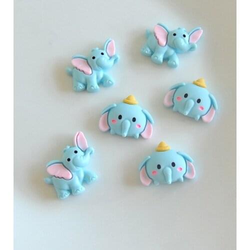 10/20/30Pcs Super Cute Dumbo Flatback Resin DIY Phone Shell Decor Patch Ornament Kids Hair Accessorie Materials Craft Supplies