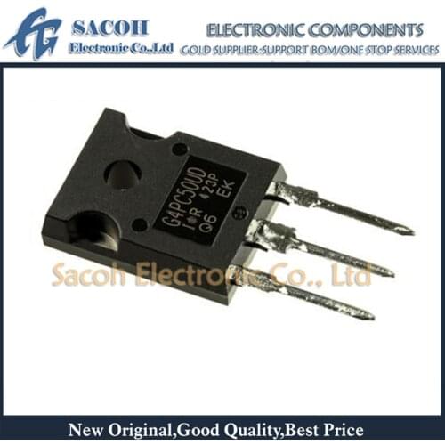10Pcs IRG4PC50U G4PC50U or IRG4PC50UD G4PC50UD G4PC50UD-E TO-247 27A 600V Power IGBT Transistors