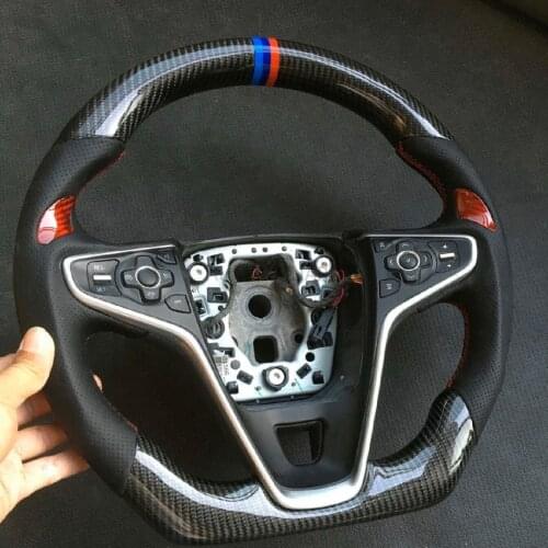 100% Real Carbon Fiber Car Steering Wheel For Buick Regal GS Envision 2015