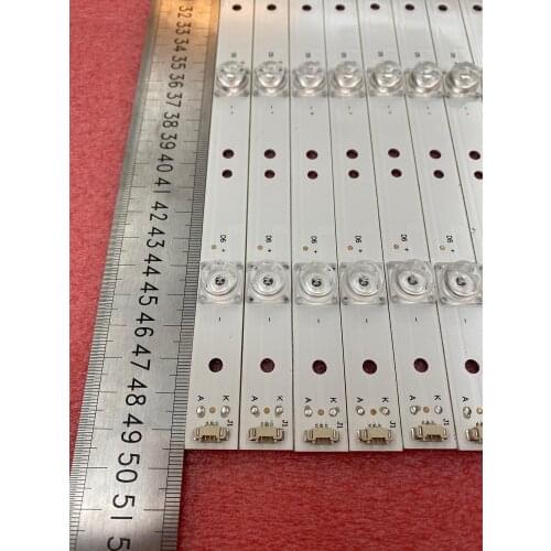 120 PCS/lot LED backlight strip for Pioner PLE5006 LT-50EM76 50C550 P50FN117J LED50D6-ZC14-01 LED50D06-ZC14AG-01 PLDED5068
