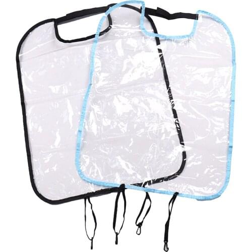 2pcs Waterproof Kids Anti-Kick Car Seat Back Covers Stain-Resistant From Dirt