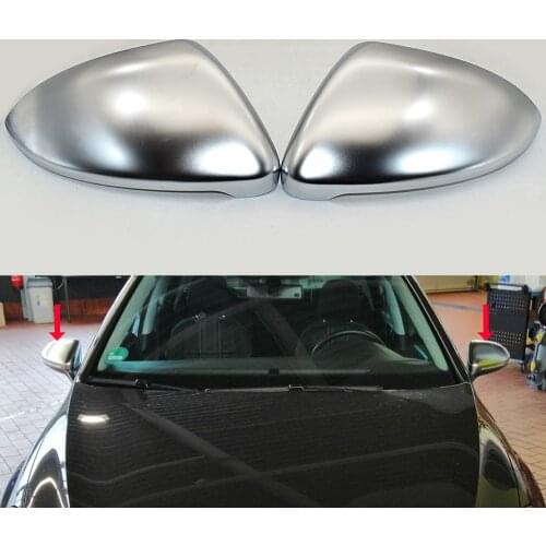 2PC For VW GOLF 7 MK7 MK7.5 GTI R GTE GTD 2013 - 2018 Touran 2016 2017 ABS Side Rear view Mirror Cover Replacement Caps Shell
