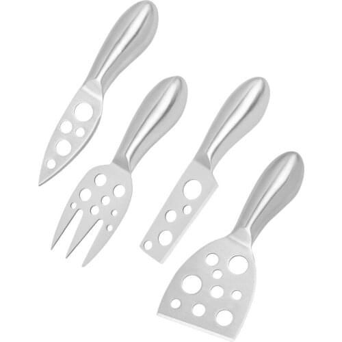 50Set/Lot Stainless Steel Cheese Cutter Knife Slicer Kit Butter Spreaders Pizza Bread Cream Baking Kitchen Tools