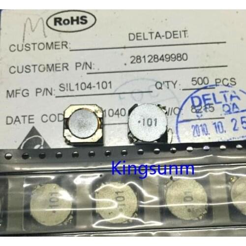 Free shipping 10pcs Power inductor SIL104R-101 100UH 10*10*4 new spot inductor